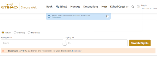 Etihad Airways Flight Reservations & Booking | Etihad Airways Phone Number